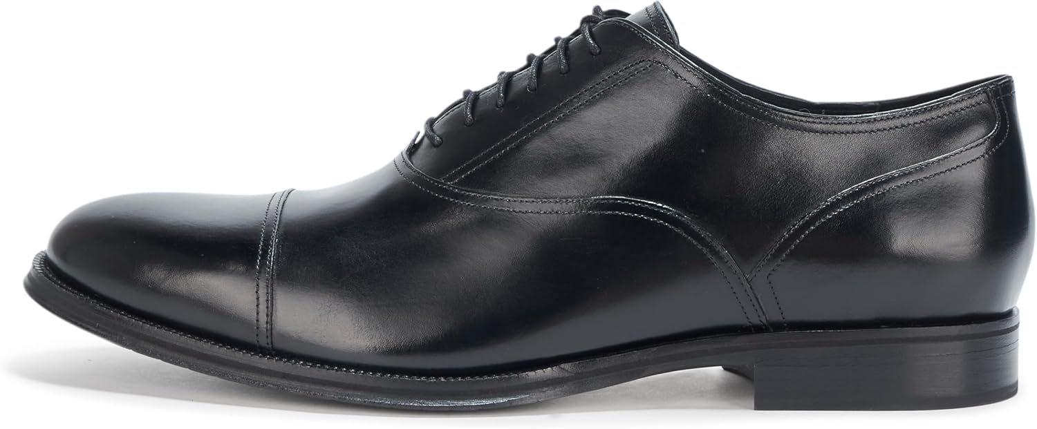 Мужские классические туфли Cole Haan с кап-тоу, черный — фото 2