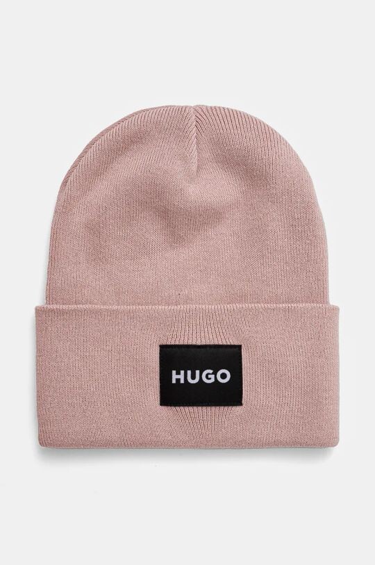 

Хлопковая шапка Hugo, розовый