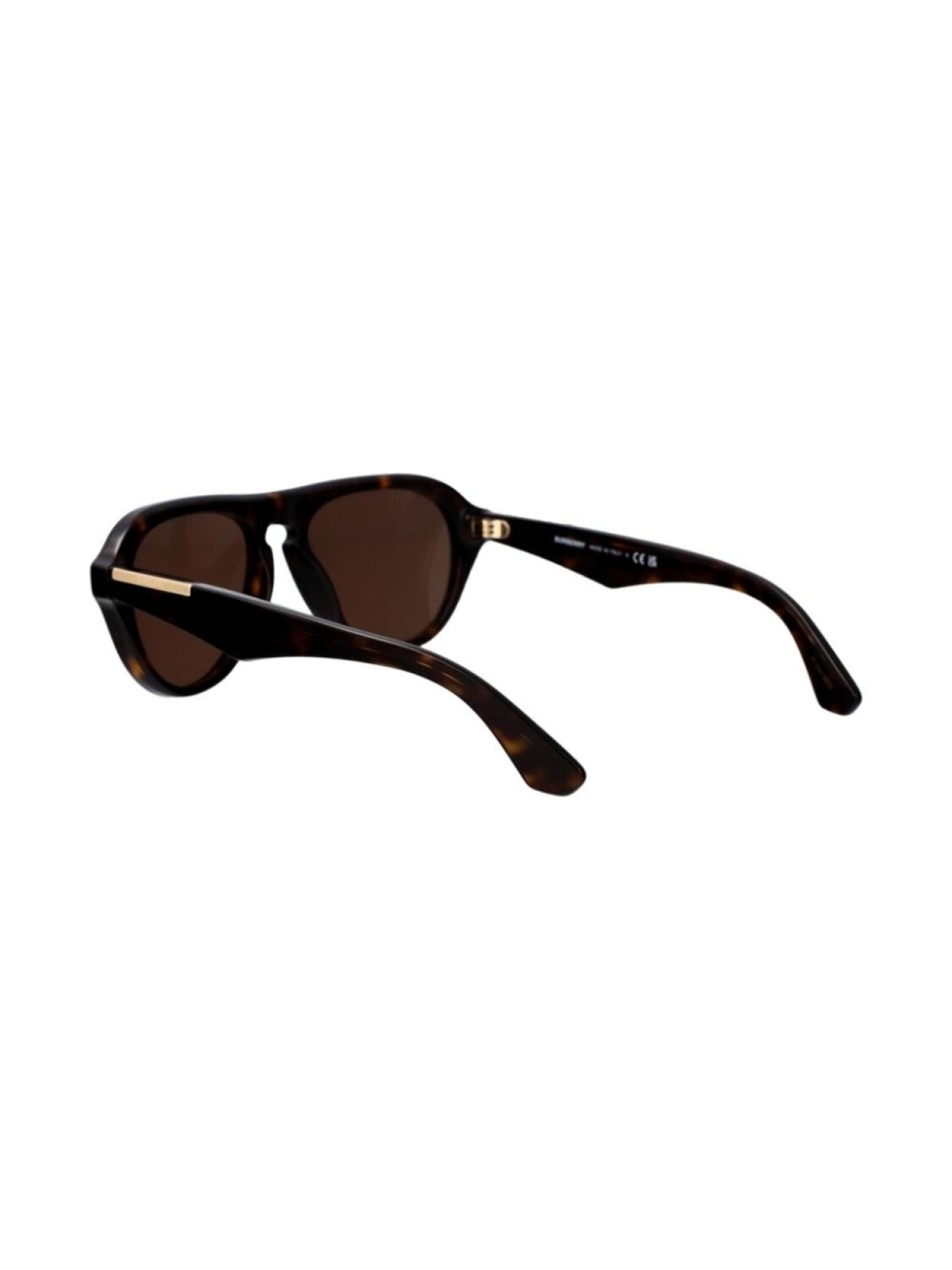 Солнцезащитные очки в круглой оправе 0BE4437U Burberry Eyewear, коричневый — фото 4