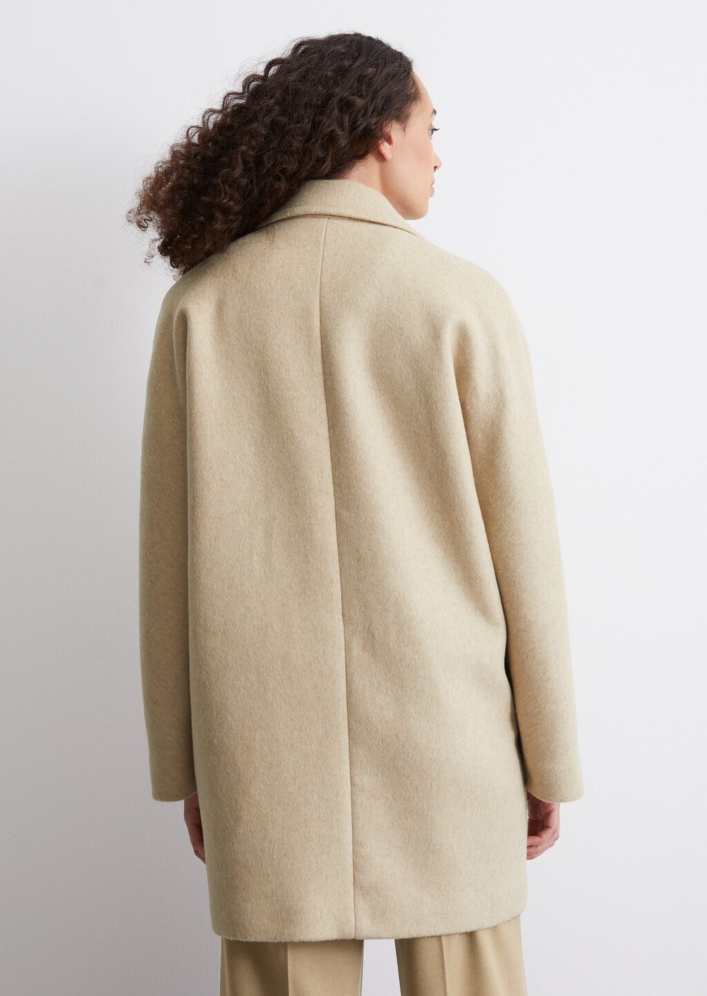 

Классическое пальто LAPEL COLLAR WELT POCKETS Marc O'Polo, бежевый