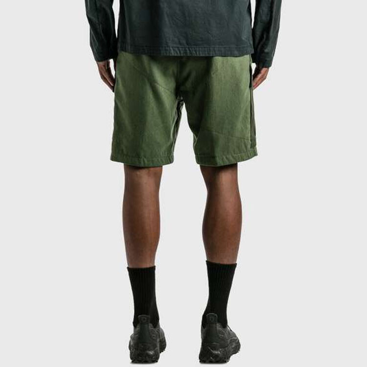 Повседневные шорты мужские оливково-зеленые Stone Island, оливково-зеленый — фото 4