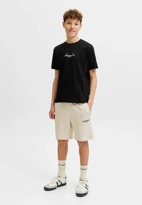Футболка с принтом Jack & Jones Junior, черный