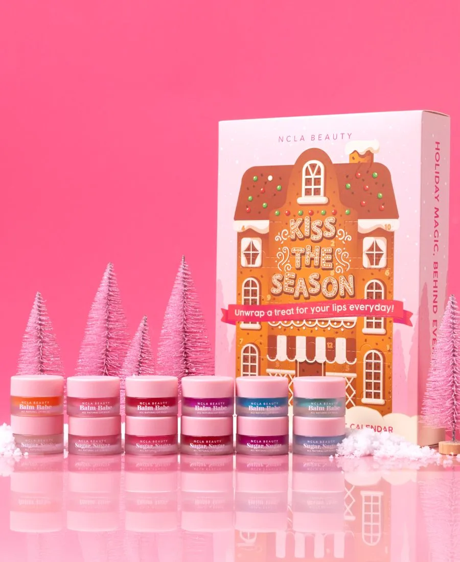 NCLA Beauty Набор из 12 мини-наборов для ухода за губами Kiss The Season в формате адвент-календаря — фото 3