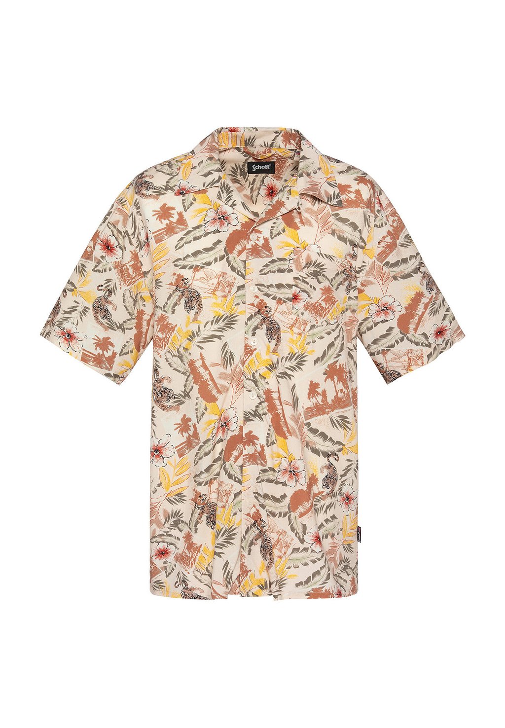 

Рубашка LIGHTWEIGHT HAWAIIAN Schott, бежевый