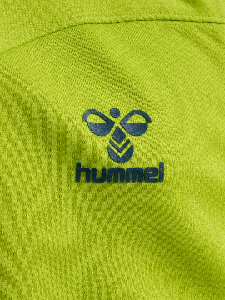 Толстовка Hummel Reißverschluss Jacket Hmllead Multisport Kinder, цвет LIME PUNCH — фото 3