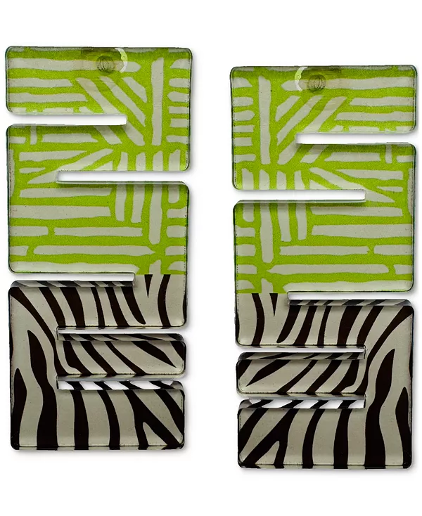 

Геометрические серьги Dream mini Swanky Designs, green