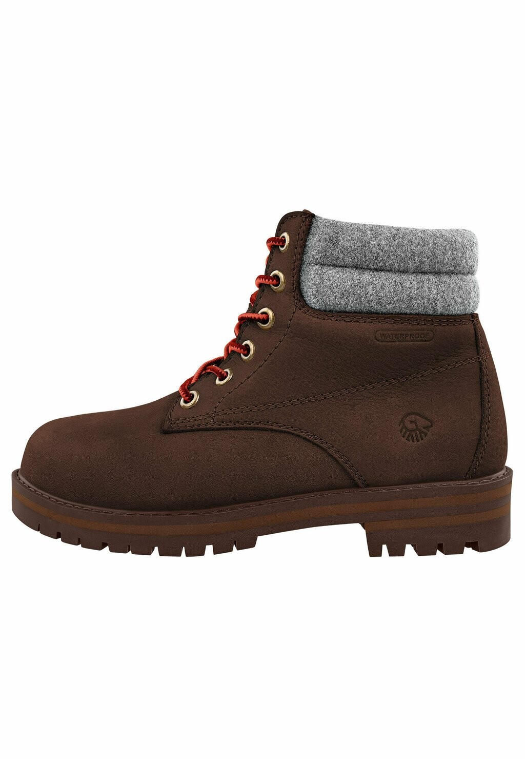 Ботильоны на шнуровке Leather Merino Boot Giesswein, цвет dunkelbraun — фото 2