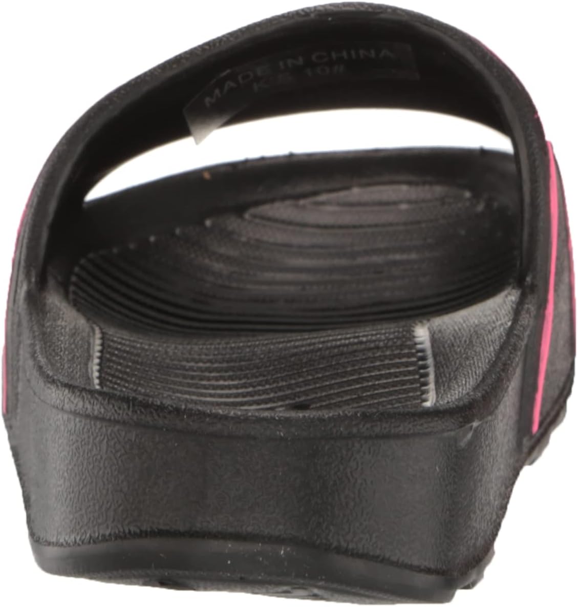 Детские сандалии Fila Sleek Slide StSlide, черный/розовый — фото 3