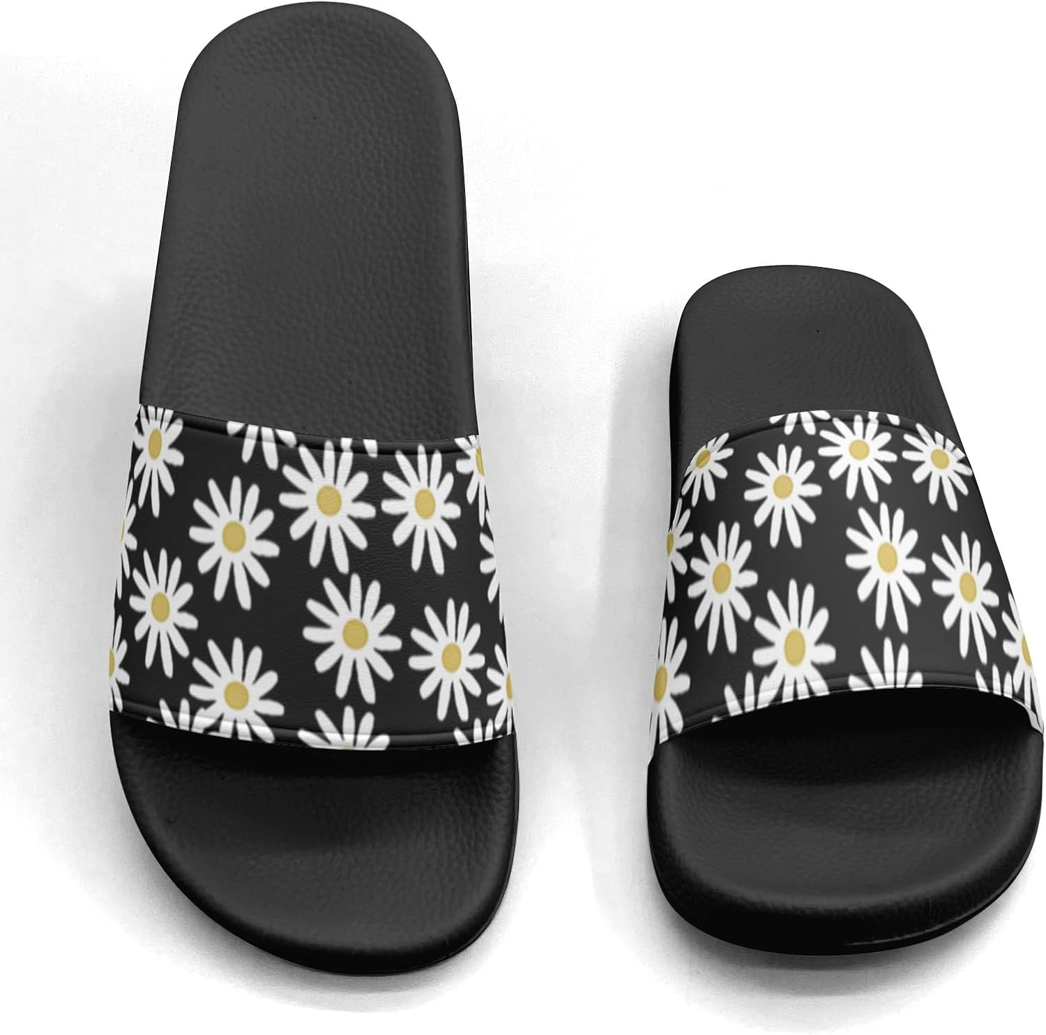 Сланцы с дизайном банана для женщин и мужчин Generic, Love Daisy Floral — фото 4
