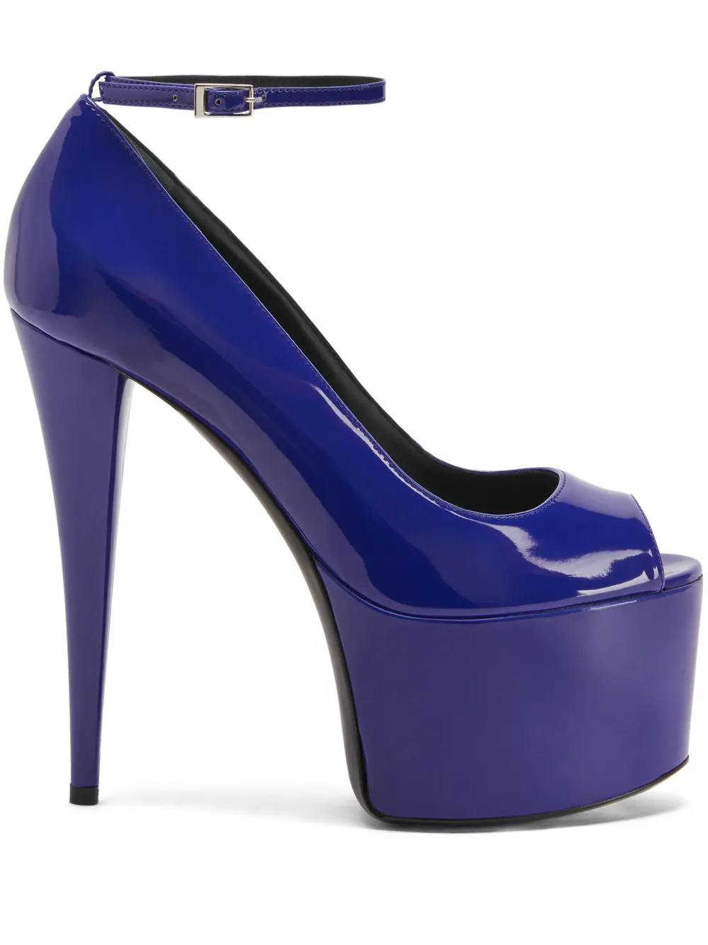 Лакированные туфли Aida 150 Giuseppe Zanotti, синий