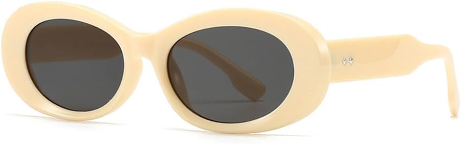 

Овальные женские солнцезащитные очки UV400, конфетные цвета, прозрачный градиент, мужские панк-стиль, для занятий спортом на открытом воздухе, бега и езды на велосипеде UYPTK, Beige Gray