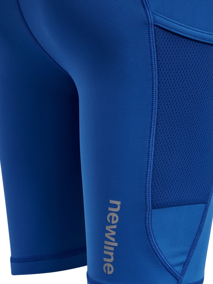 Спортивные штаны Newline Verstellbare Taille Tight Shorts Kids Core Laufen Kinder, цвет TRUE BLUE — фото 3