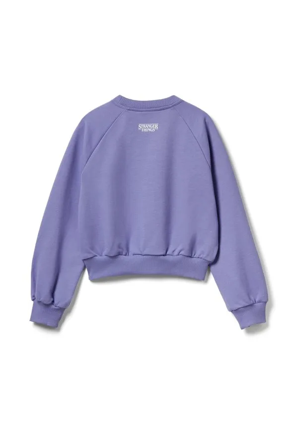 Укороченная толстовка stranger things United Colors Of Benetton, Blue — фото 2