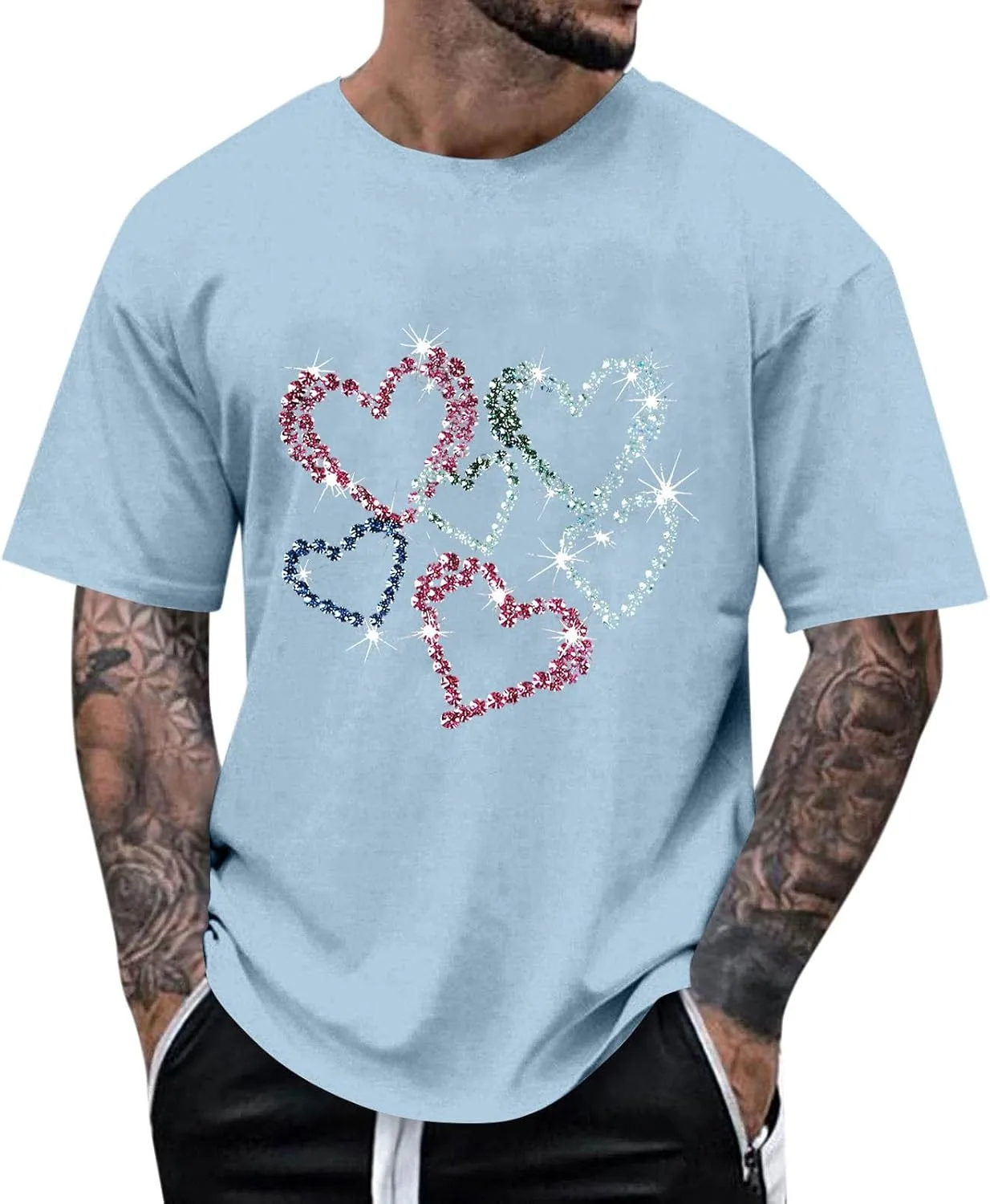 

Мужская футболка Valentine's Day с принтом Love Heart