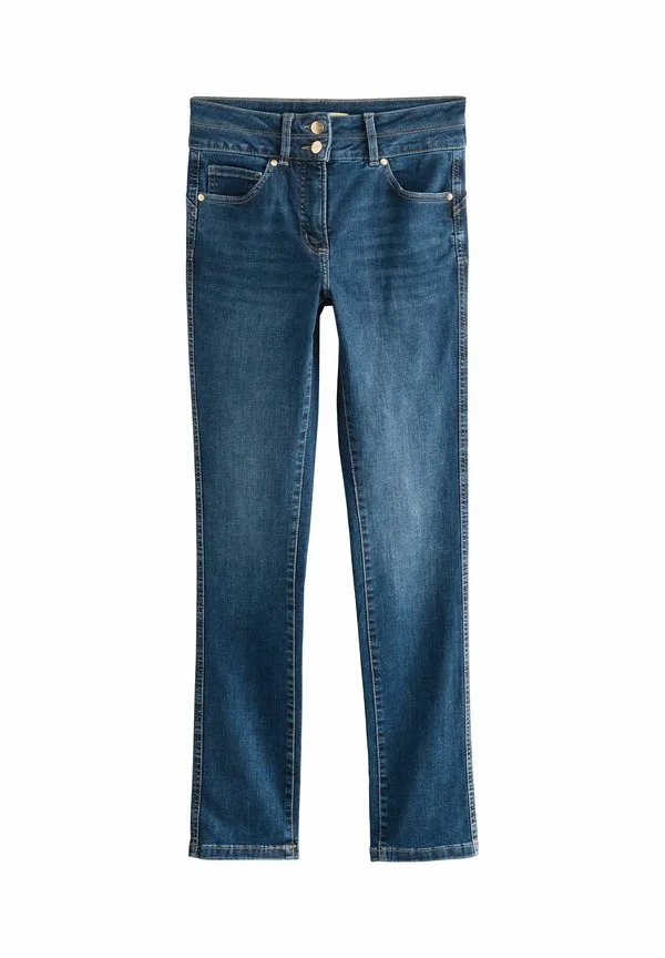 Джинсы облегающего кроя с эффектом подтяжки Next, Mid Blue Denim
