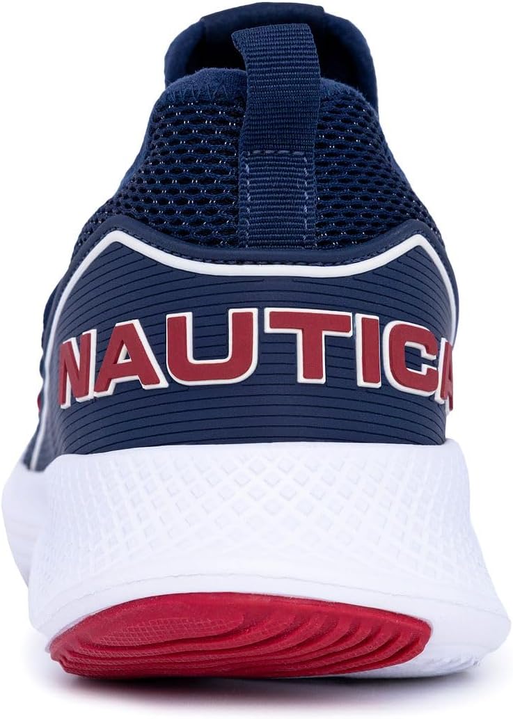 Мужские кроссовки Nautica с эластичной шнуровкой, удобные, повседневные, для прогулок, Navy Northview — фото 3