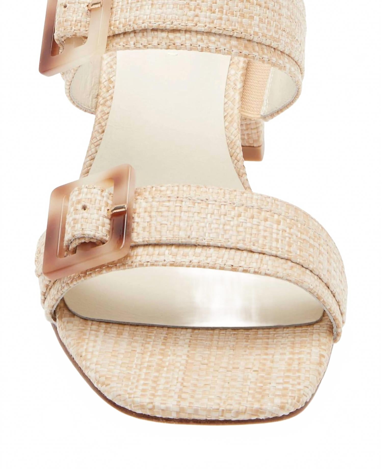 Women's Resort Slide Sandal In Natural Raffia Koko + Palenki, Natural Raffia — фото 3