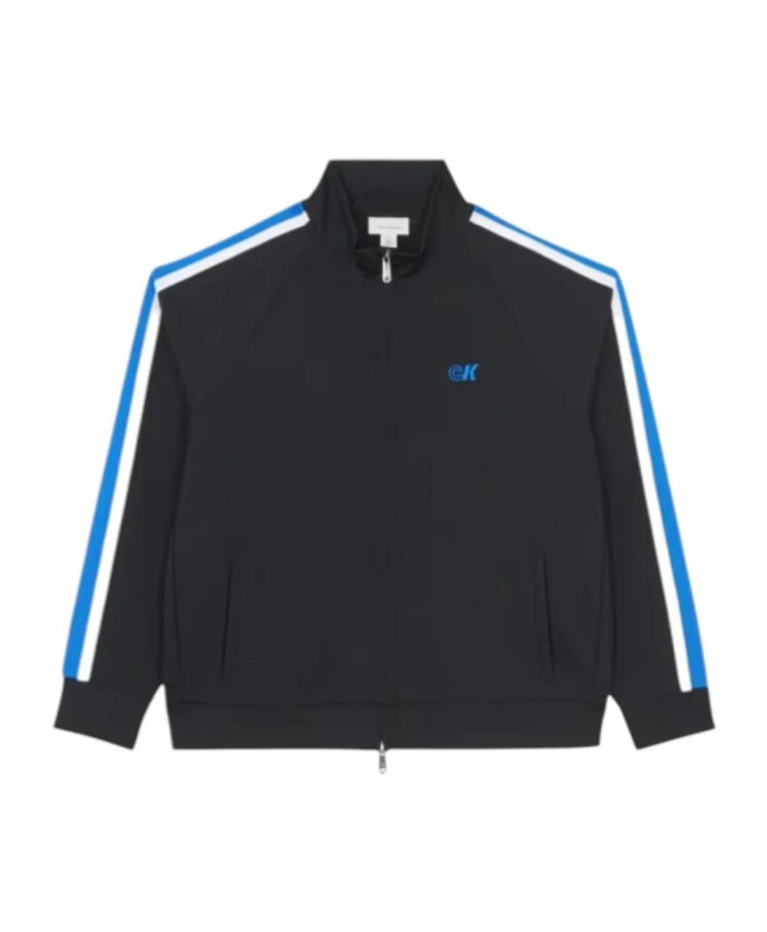 

Спортивная куртка из эластичной саржи Calvin Klein Jeans, черный