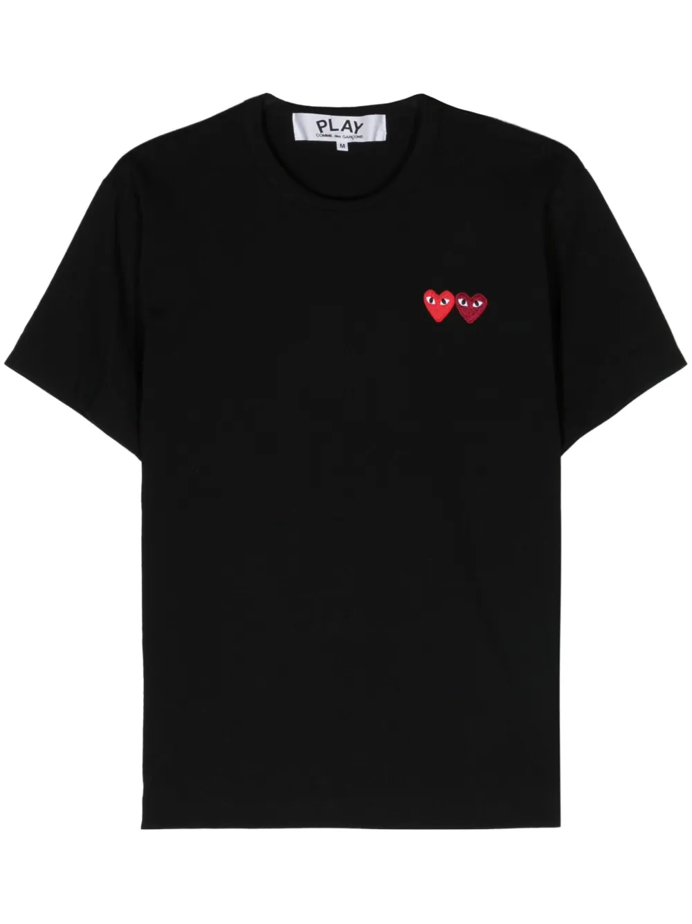 

Футболка с нашивкой Comme Des Garçons Play, черный