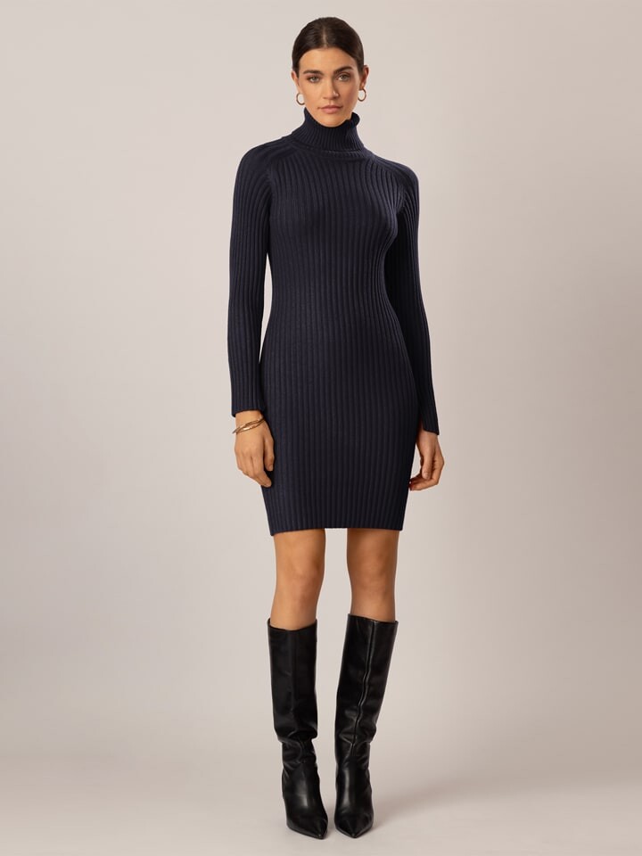 

Короткое платье APART Strickkleid, темно-синий