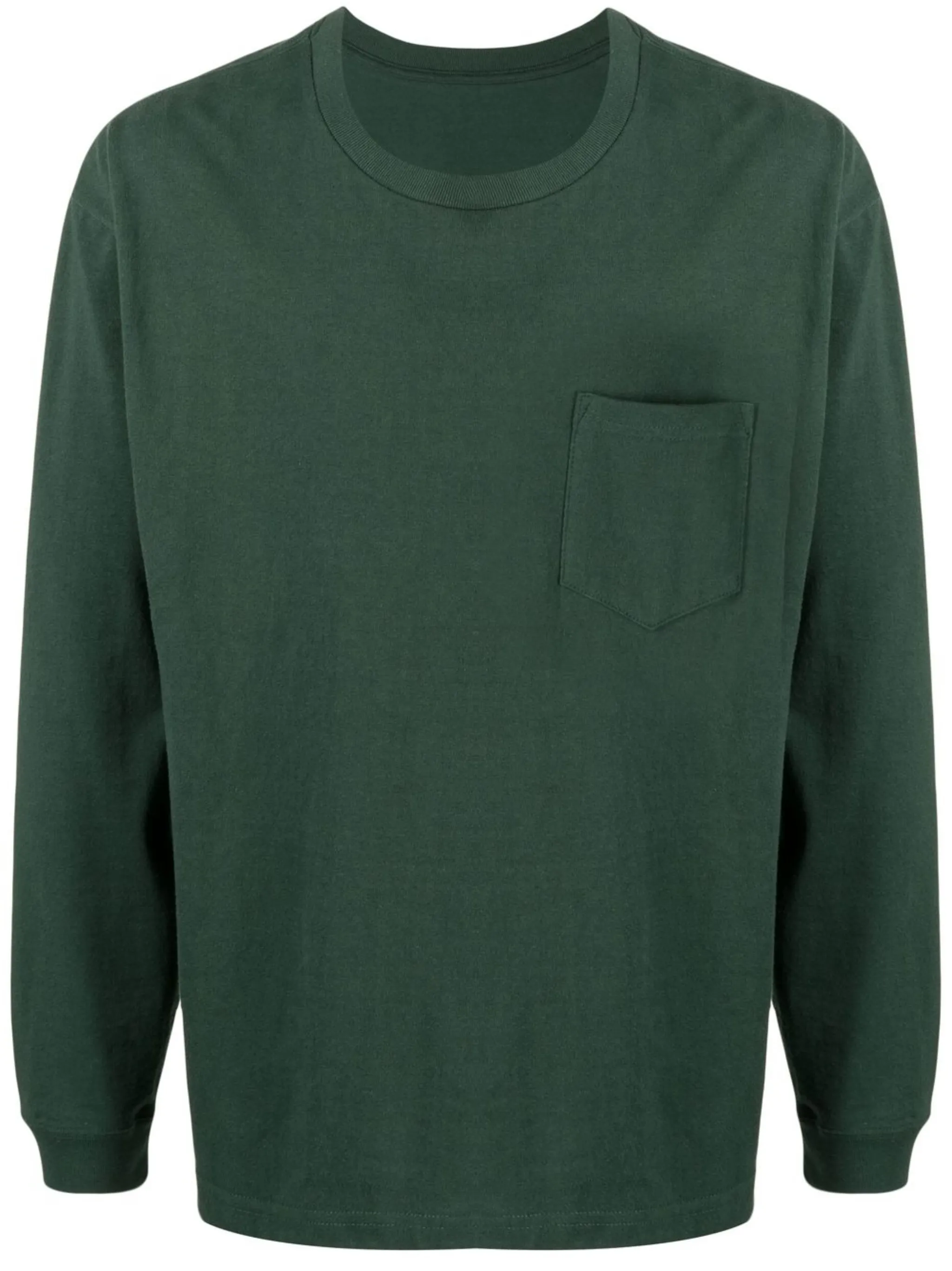 

Футболка с круглым вырезом и длинными рукавами Suicoke, зеленый