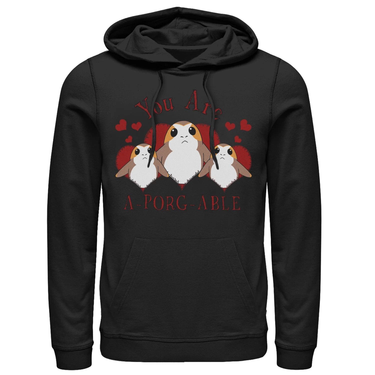 

Мужская толстовка с принтом «Звездные войны» A-Porg-Able Hearts Star Wars