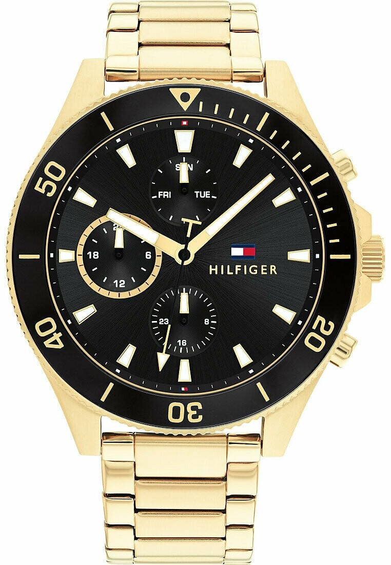 

Хронограф Tommy Hilfiger, золото, Желтый, Хронограф Tommy Hilfiger, золото