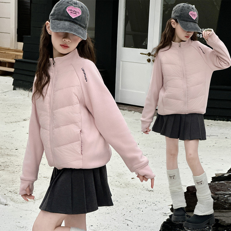 Детская утепленная куртка с воротником стойкой PROTECTCAMEL, reversible — фото 3
