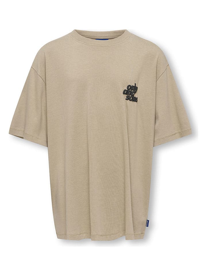 

Футболка ONLY & SONS Junior, бежевый