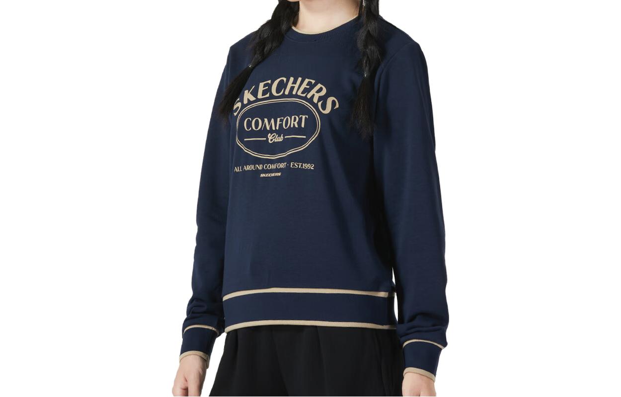 

Свитер женский темно-синий Skechers