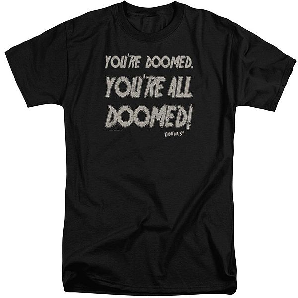 

Футболка Friday the 13th Doomed Adult Tall Licensed Character