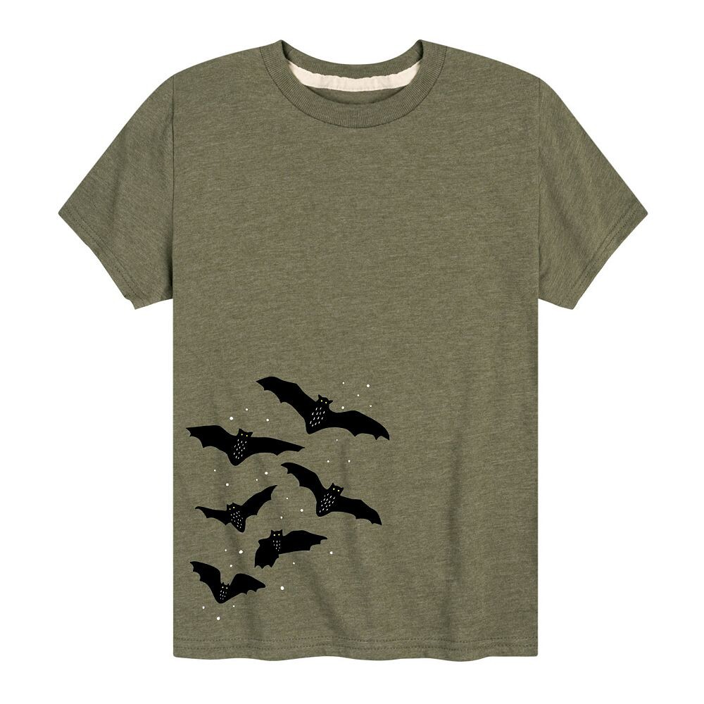 

Футболка с рисунком Spooky Bats для мальчиков 8–20 лет Licensed Character, цвет Heather Military Green
