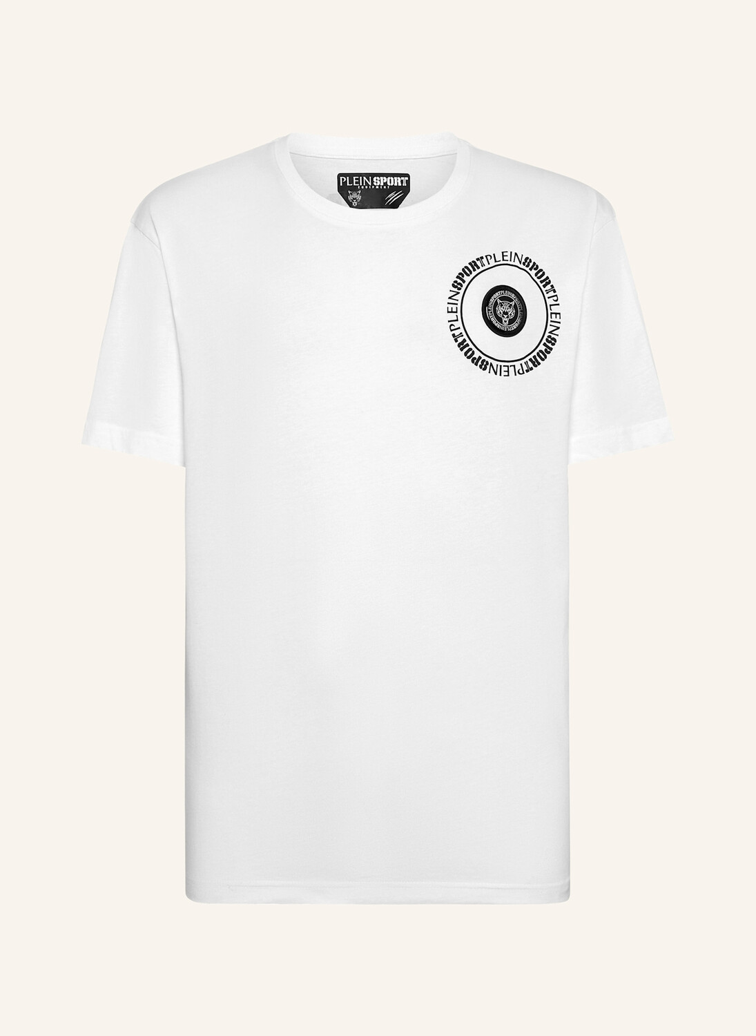 

Футболка карбоновый тигр Plein Sport, белый
