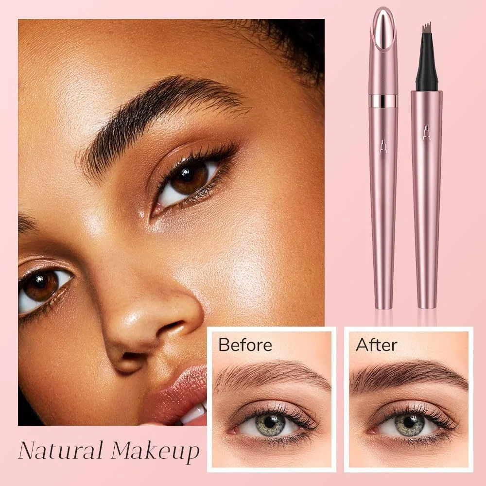 Водостойкий карандаш для бровей 3D Magic Microblading Tblmpne, 1# Light Brown — фото 2