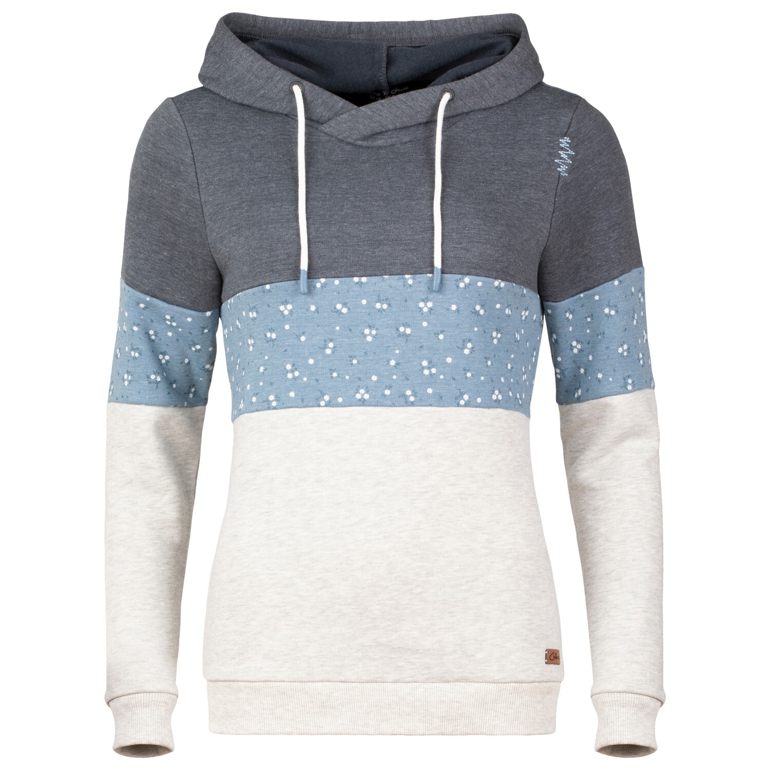 

Толстовка с капюшоном Chillaz Women's Walchsee, цвет Blue Melange/Light Grey Melange