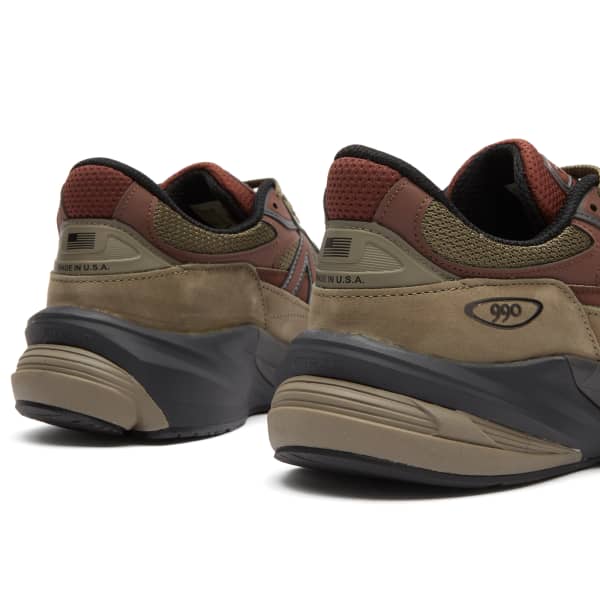 Кроссовки 990V6 New Balance, темно-camo — фото 4