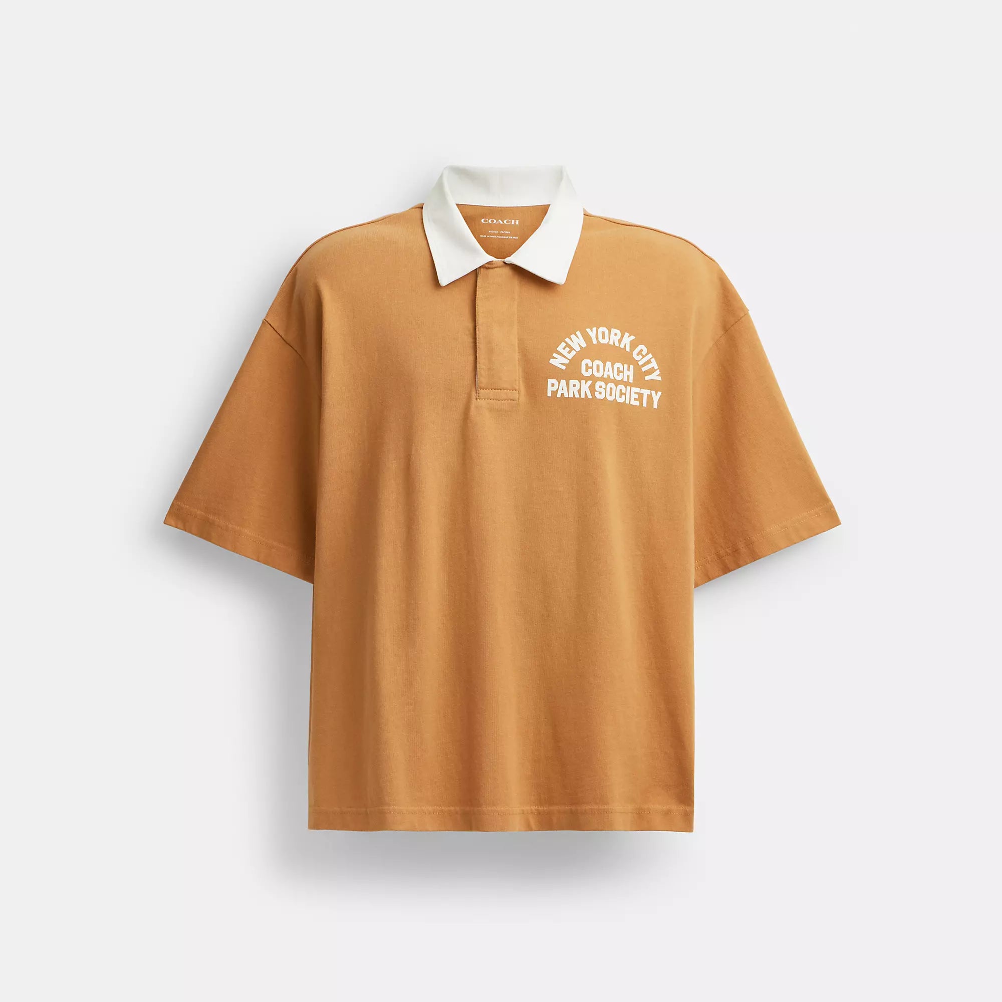 

Футболка для регби Coach Outlet Park Society из органического хлопка, светло-коричневый