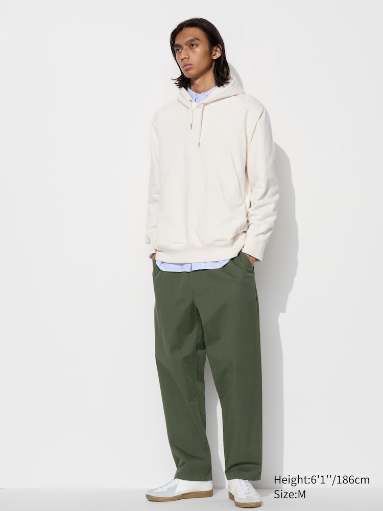 

Эластичные брюки длиной до щиколотки Uniqlo, цвет 57 зеленый зеленый
