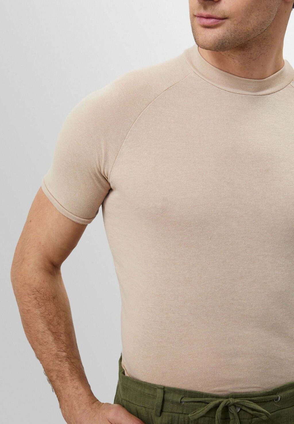 

Простая футболка BASIC Antioch, цвет Beige