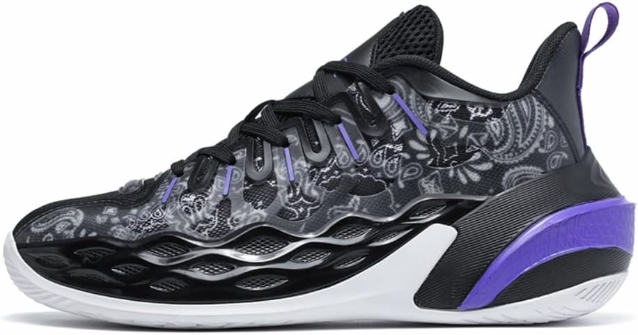 

Мужские кроссовки Yafexin 2025 для бега и активного отдыха, спортивные модные баскетбольные кроссовки, черный