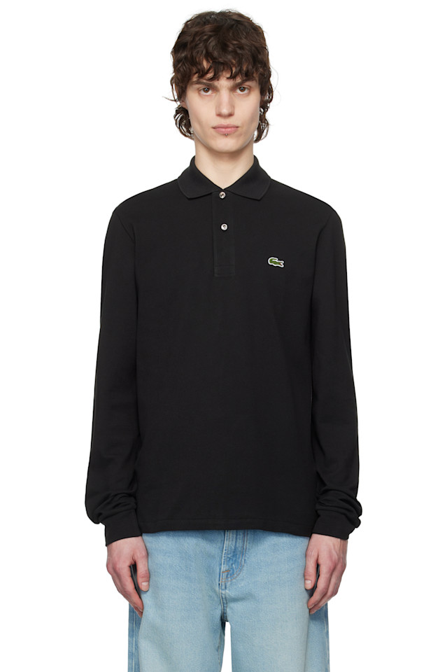 

Классическая длинная поло Lacoste, черный