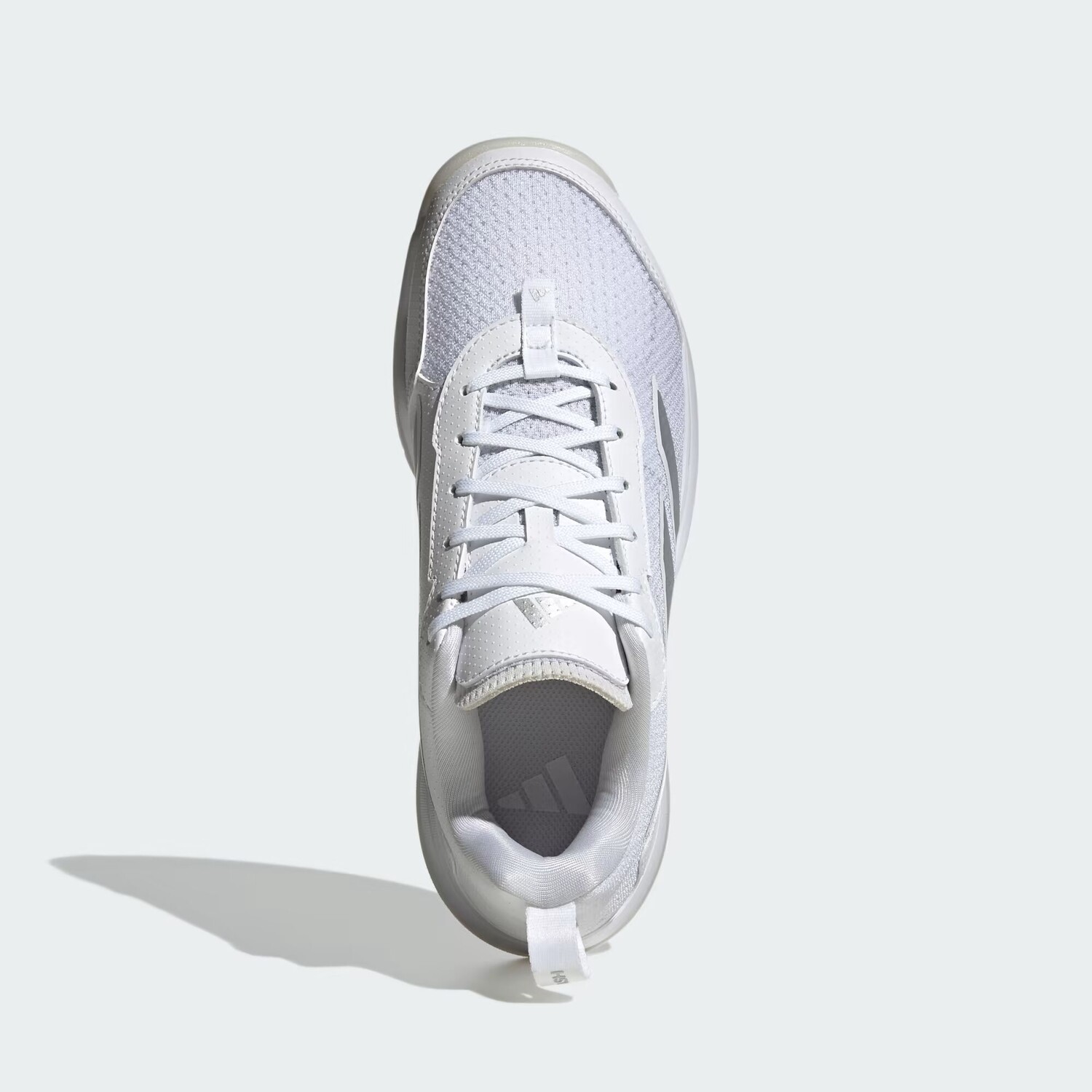 Низкие теннисные туфли Avaflash Adidas, цвет Cloud White/Cloud White/Silver Metallic — фото 2