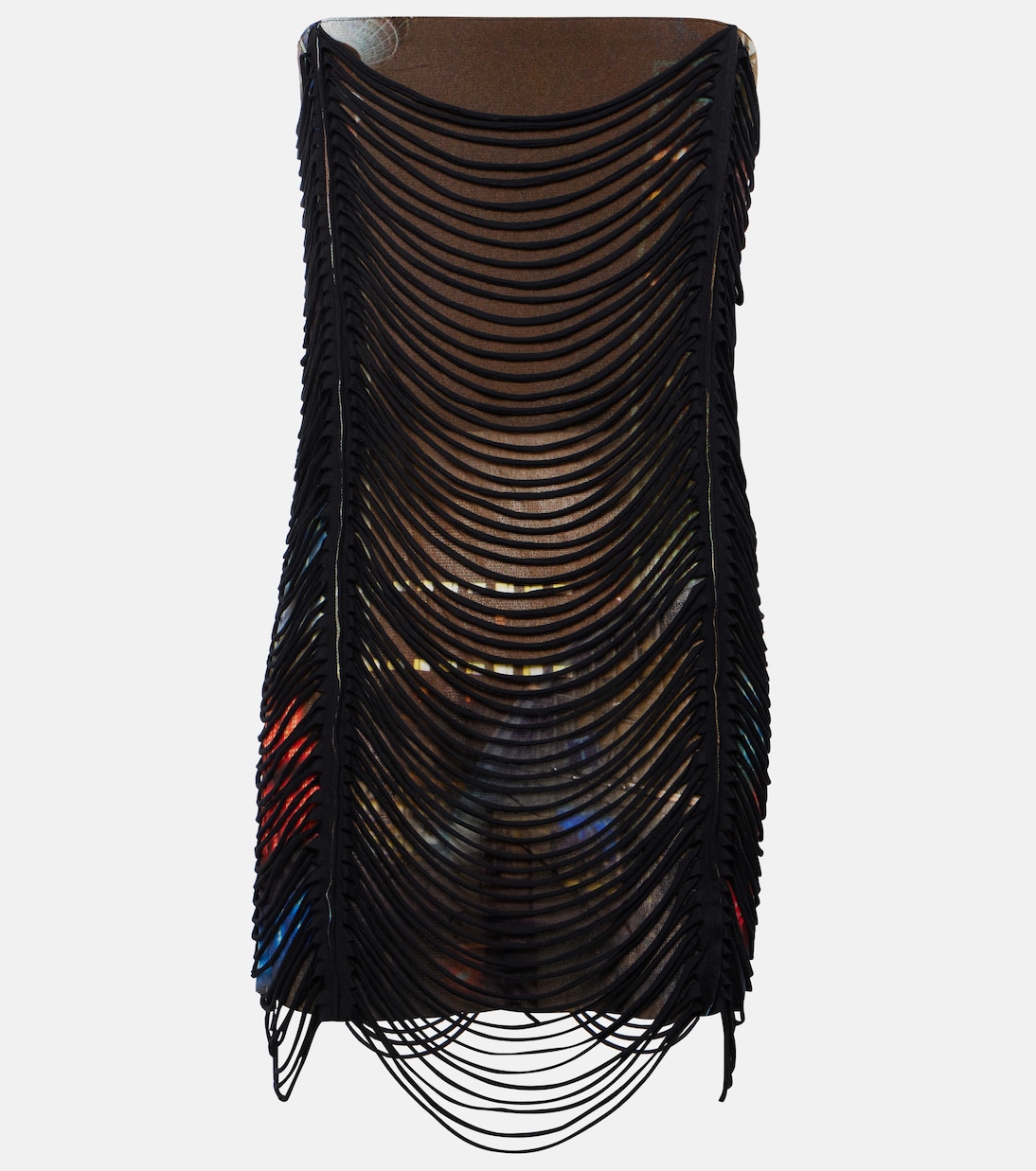 

Мини-платье с принтом x Shayne Oliver Jean Paul Gaultier, разноцветный