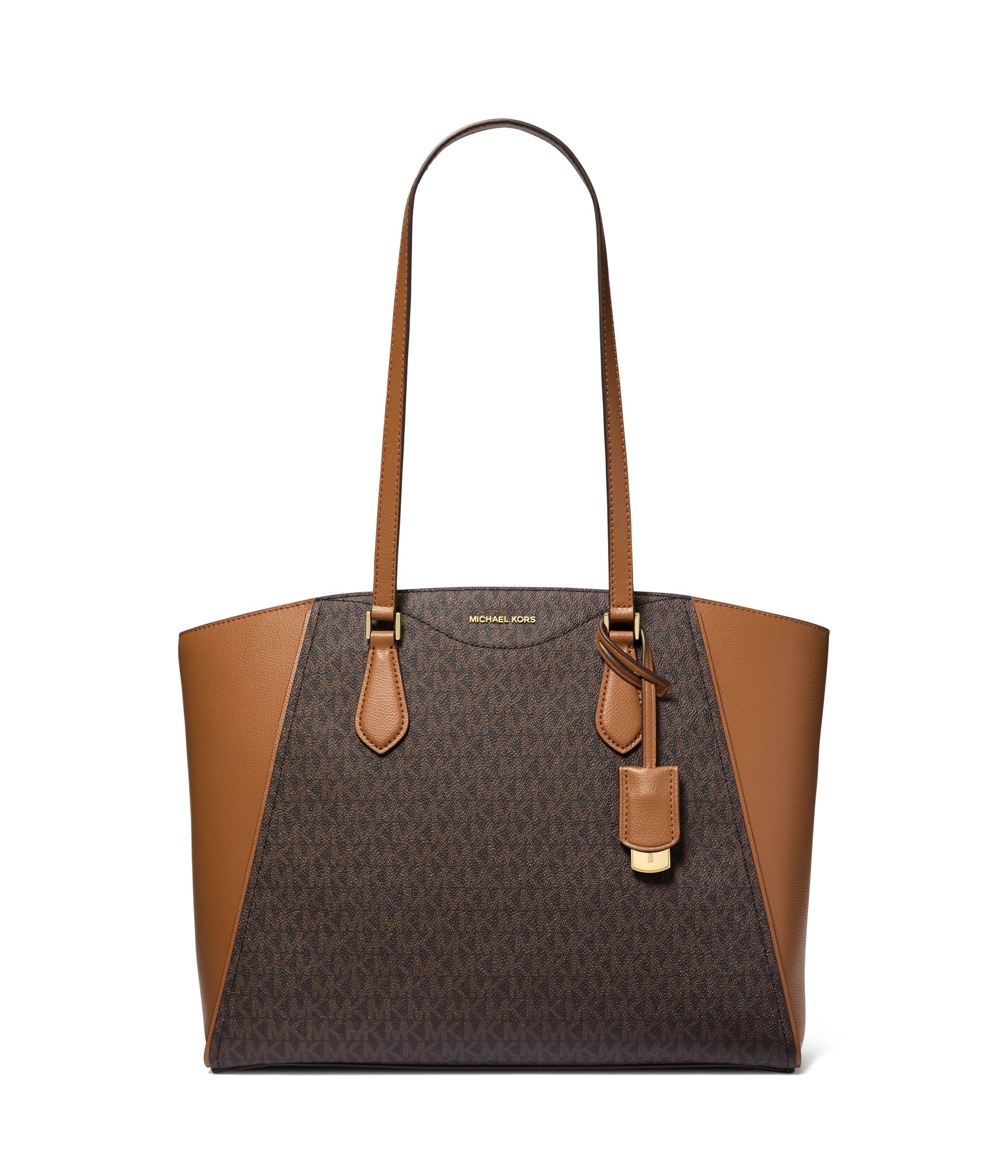 

Сумка-тоут MICHAEL Michael Kors Taryn Large Multi Function Top Zip Tote, цвет Brown/Acorn, Коричневый, Сумка-тоут MICHAEL Michael Kors Taryn Large Multi Function Top Zip Tote, цвет Brown/Acorn