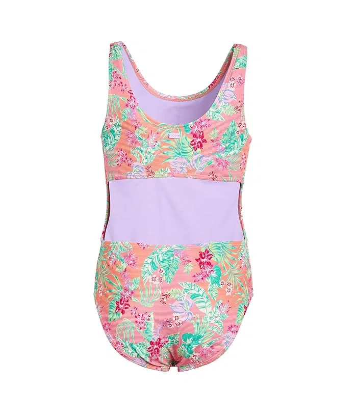 Купальник слитный Coastal Breeze Roxy Kids, Peach Pink — фото 2