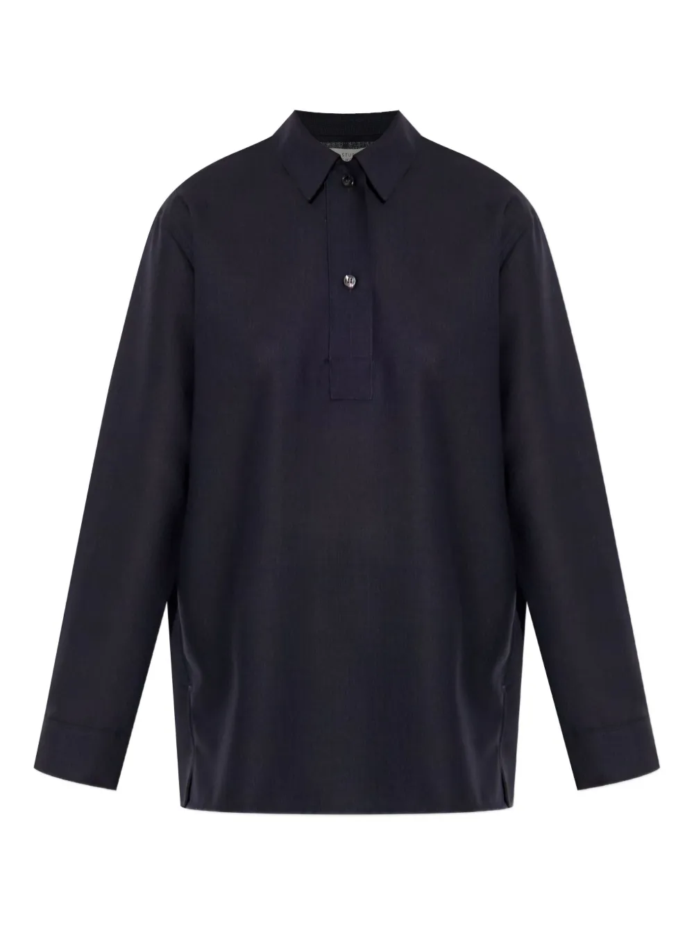 

Шерстяная рубашка поло Pinole Studio Nicholson, черный