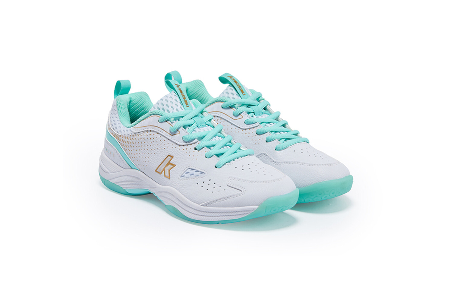 Кроссовки Kawasaki Ball Mania Series Badminton Shoes Unisex Low-top, лазурный — фото 4