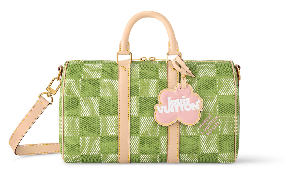 

Tyler The Creator Keepall Bandouliere 35 Зеленый Дамиер Гольф LOUIS VUITTON