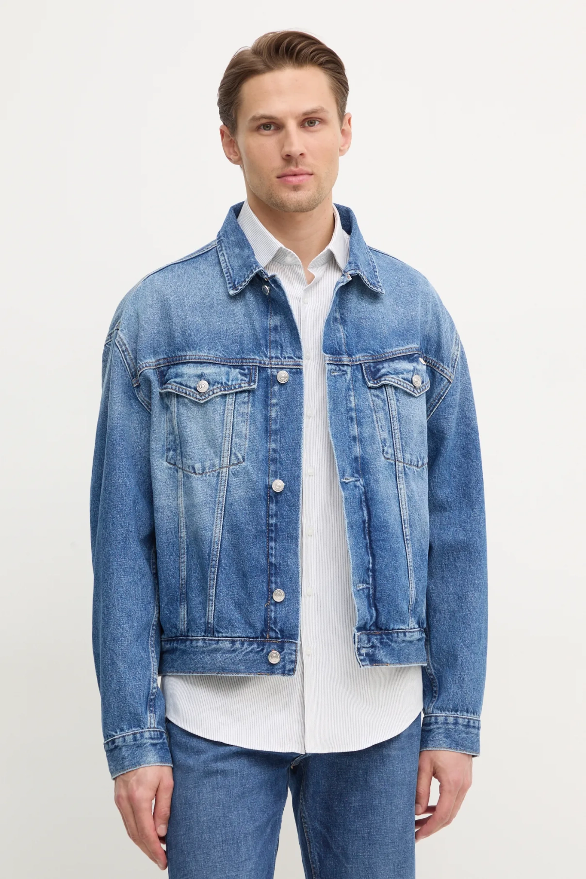 

Джинсовая куртка Calvin Klein Jeans, синий