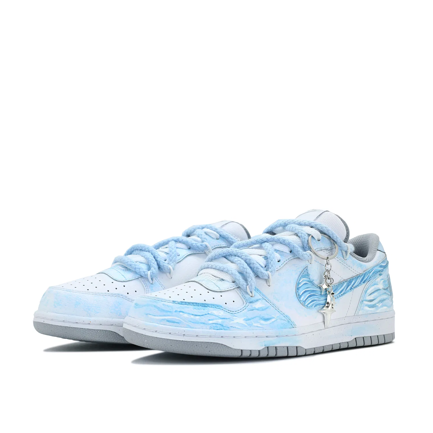 Кеды Nike Big Low серые — фото 4